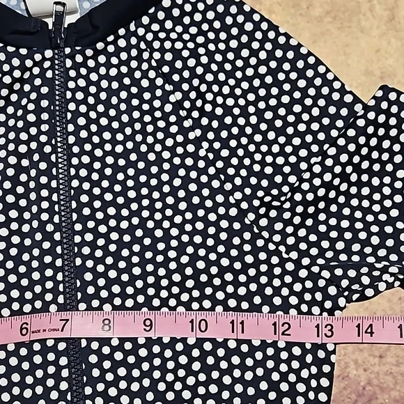 Boden | Black and White Active Quarter Zip - Picture 5 of 6